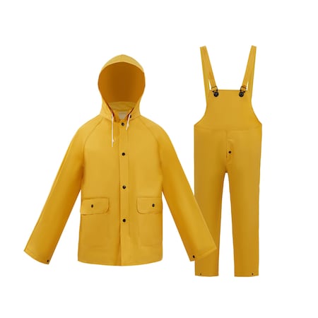 2W International Yellow Heavy Weight Rain Suit, X-Large 7040-SD XL